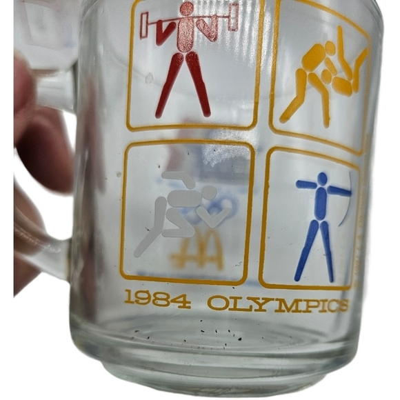 👍1984 LA Olympics Glass Mugs Set (3) by McDonalds - Picture 7 of 12